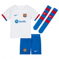 Camisa de time de futebol Barcelona Alejandro Balde #3 Replicas 2º Equipamento Infantil 2023-24 Manga Curta (+ Calças curtas)